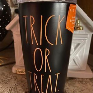 Rae Dunn Halloween Trick or Treat Tumbler